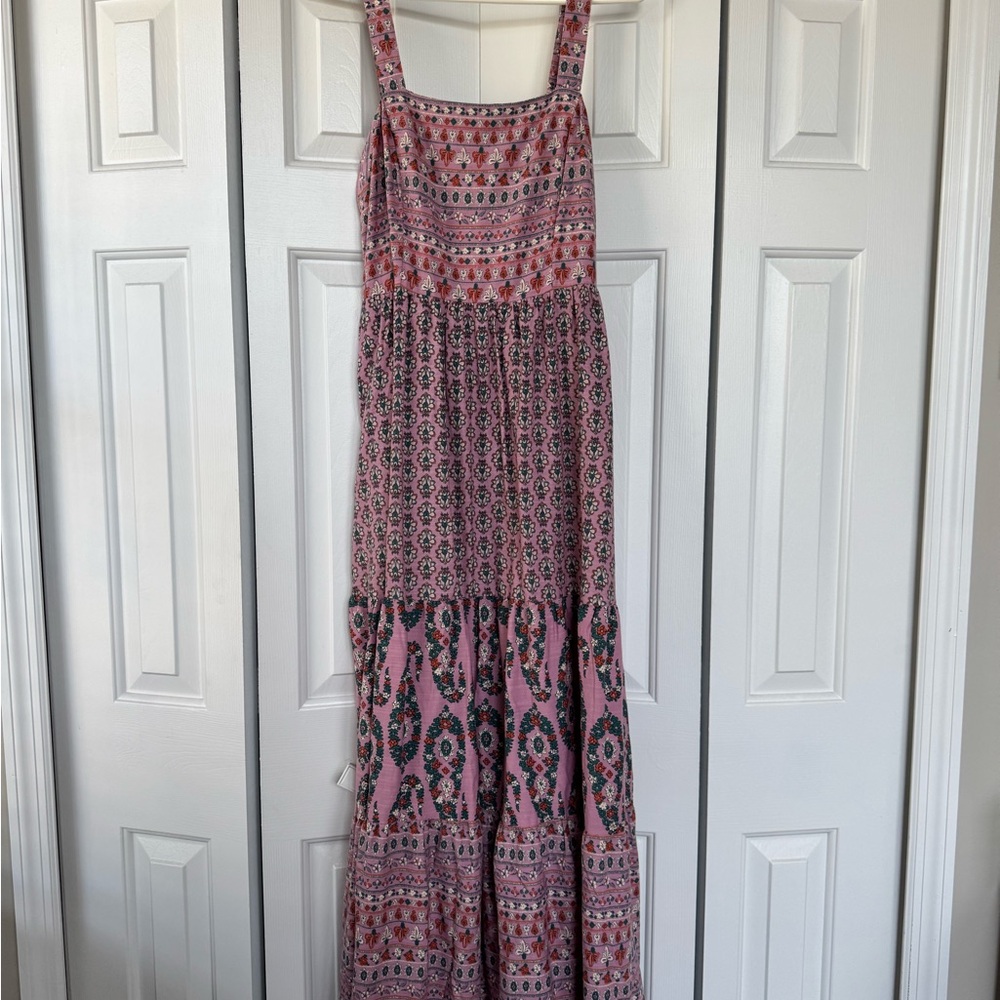 Bohemian Pink Maxi Dress